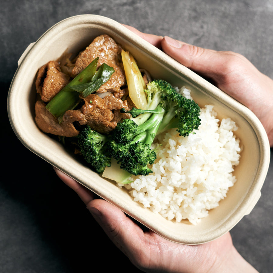 Mongolian Style Beef with Broccoli Stir Fry & Steamed Jasmine Rice