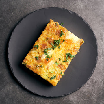 Brie & Leek Frittata with Omni Luncheon Meat