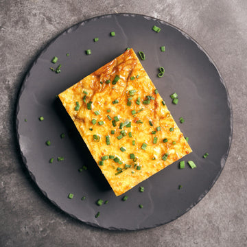 Ham & Leek Frittata with Brie Cheese