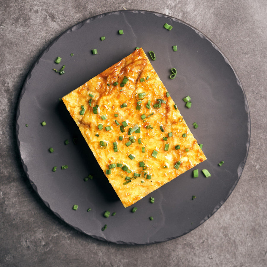 Goats Cheese & Caramelized Onion Frittata with Chives