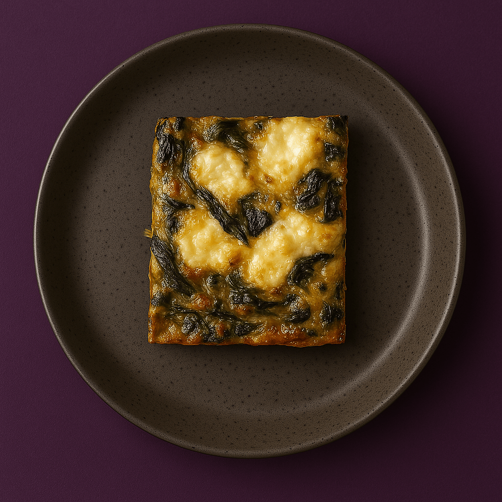 Mushroom and Pancetta Frittata with Scamorza & Oregano