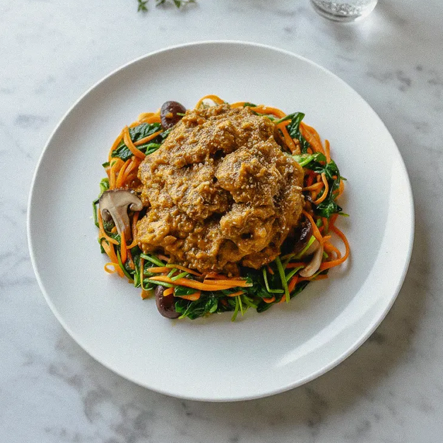 Spicy Beef Rendang With Spinach – Nutrition Kitchen HK